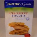 Cranberry biscuits van Crazy Jack organic