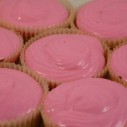 Cranberry kokos cupcakes