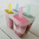 Cranberry-yoghurtijs in vormpjes