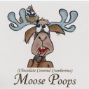 Verpakking Moose Poops - gedroogde cranberries in chocolade
