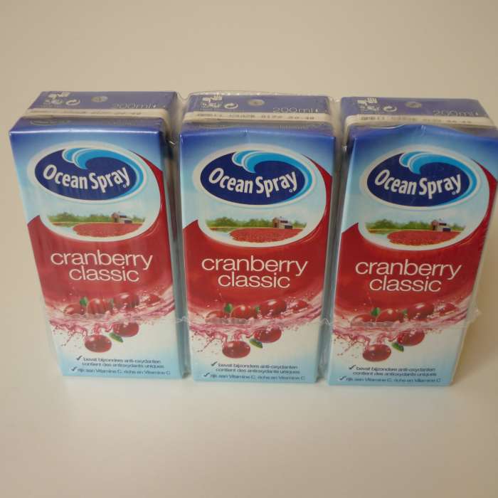 Ocean Spray Cranberry Classic in handige meeneempakjes